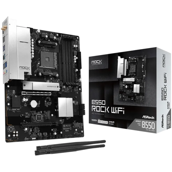 Płyta główna ASRock B550 Rock WiFi ATX AM4 DDR4