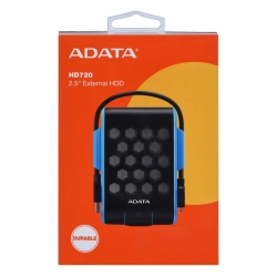 ADATA HD720 1 TB AHD720-1TU31-CBL w kolorze niebieski – przenośny zewnętrzny dysk HDD w obudowie charakterystycznej dla
