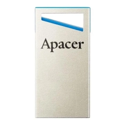 Pendrive Apacer AH155 128 GB, MPN AP128GAH155U-1, złącze USB-A, kolor srebrno-niebieski.