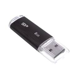 Pendrive Silicon Power Ultima U02 8 GB (SP008GBUF2U02V1K), kolor czarny.