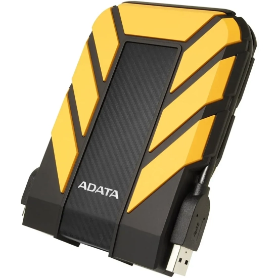 Zewnętrzny dysk HDD ADATA HD710 Pro 2 TB w kolorze czarno-żółty, wariant AHD710P-2TU31-CYL.