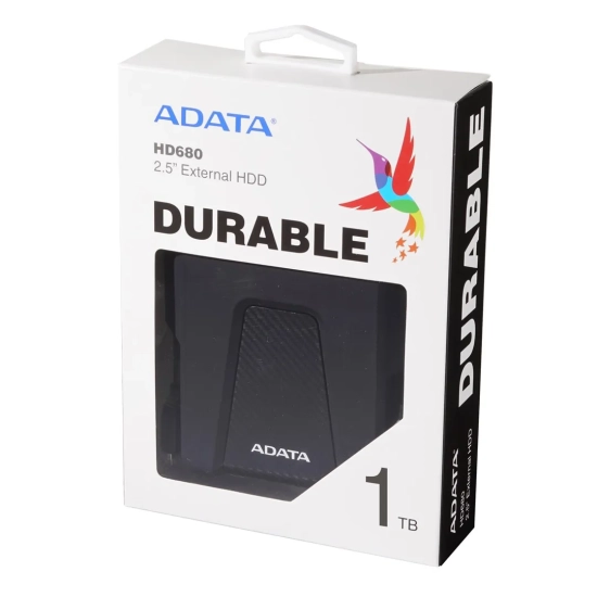 Adata HD680 zewnętrzny dysk twardy 1 TB USB 3.2 Gen 1 (3.1 Gen 1) Czarny