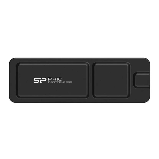 Czarny zewnętrzny dysk Silicon Power PX10 2 TB, model SP020TBPSDPX10CK.
