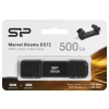 Silicon Power DS72 500 GB SP500GBUC3S72VPK – kompaktowy przenośny SSD z dwoma złączami USB-A i USB-C.