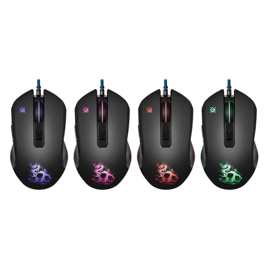 Mysz przewodowa Defender Sky Dragon GM-090L 3200 DPI czarna