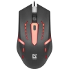 Mysz przewodowa Defender Hit MB-601 1200 DPI czarna