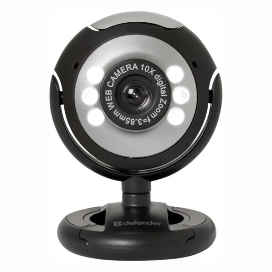 Kamera internetowa DEFENDER C-110, czarno-szara 0,3 Mpix, USB 2.0 63110