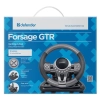 Kierownica do gier DEFENDER FORSAGE GTR, 12, USB, czarno-szara 64367