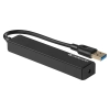 Hub USB DEFENDER z 4 portami, Quadro Express, czarny, kompaktowy 83204