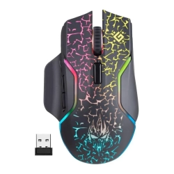 Mysz bezprzewodowa Defender Oneshot GM-067 3200 DPI czarna