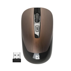 Mysz bezprzewodowa Defender WAVE MM-995 1600 DPI brązowa