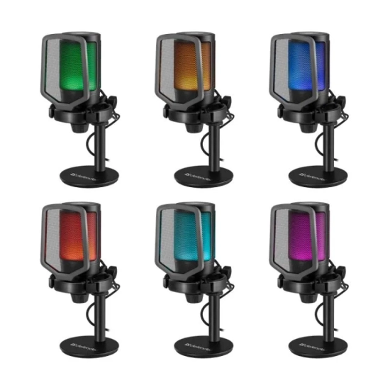 Defender Impulse GMC 600 64660 mikrofon USB RGB ze statywem