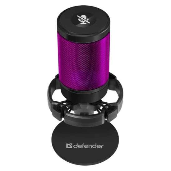 Defender Impulse GMC 600 64660 mikrofon USB RGB ze statywem