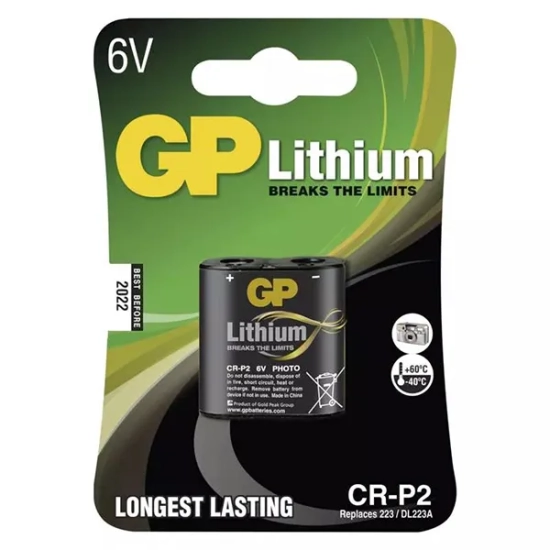 Bateria litowa GP CR-P2 6 V.