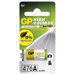Bateria alkaliczna GP 4LR44 w blistrze.