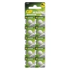 GP 189 LR1130 bateria alkaliczna 1,5 V, 10 sztuk — produkt na białym tle