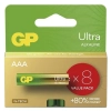 Baterie alkaliczne GP Ultra AAA B02138 8 szt.