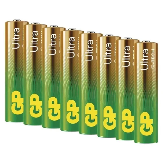 Baterie alkaliczne GP Ultra AAA B02138 8 szt.