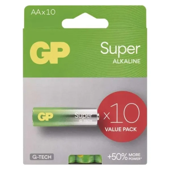 Baterie alkaliczne GP Super AA B0121G 10 szt.