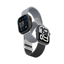 Zestaw 2 pasków do Apple Watch 45/46/49 mm Blend Band - szaro czarny / Zestaw 2 pasków do Apple Watch 45/46/49 mm Blend Band - szaro czarny /
