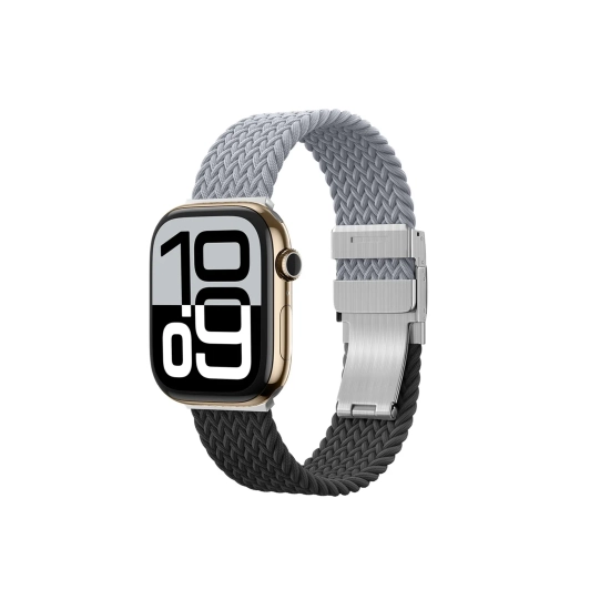 AmazingThing Zestaw 2 pasków do Apple Watch 45/46/49 mm Blend Band - szaro
