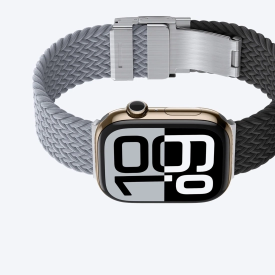 AmazingThing Zestaw 2 pasków do Apple Watch 45/46/49 mm Blend Band - szaro