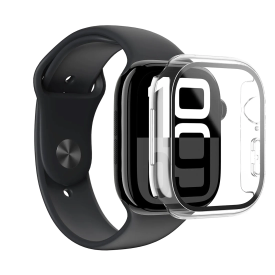 Etui ze szkłem hartowanym do Apple Watch 46mm Radix Glass - przezroczyste