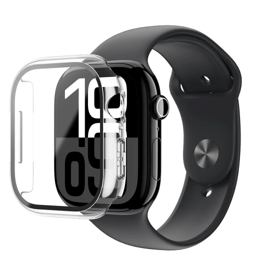 AmazingThing Etui ze szkłem hartowanym do Apple Watch 46mm Radix Glass