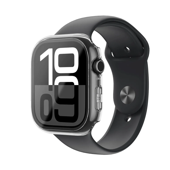 Etui ze szkłem hartowanym do Apple Watch 46mm Radix Glass - przezroczyste