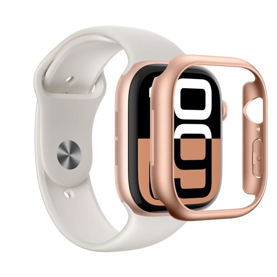 Etui AmazingThing Minimal Case IW46MINRG Apple Watch 46 mm różowe złoto