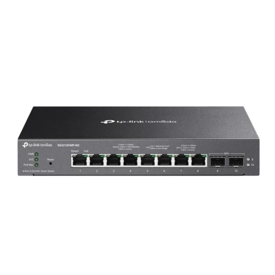 Switch PoE+ TP-Link SG2210XMP-M2 8×2.5G 2×SFP+