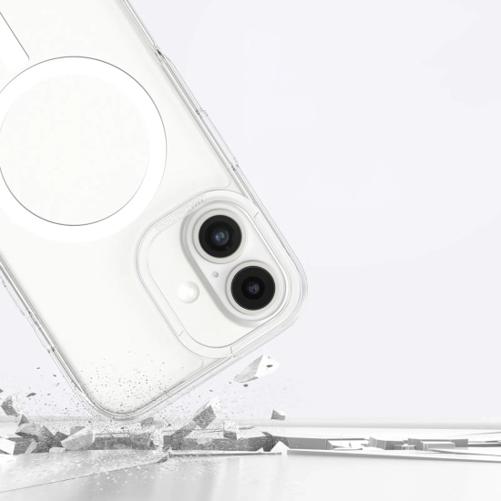 AmazingThing Etui silikonowe z pierścieniem magnetycznym do iPhone 16
