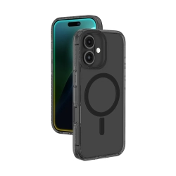 AmazingThing Etui silikonowe z pierścieniem magnetycznym do iPhone 16
