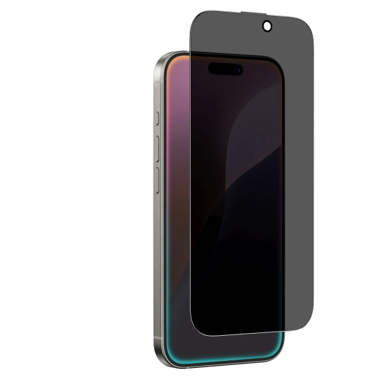 AmazingThing Szkło hartowane prywatyzujące do iPhone 16 Pro Max Titan