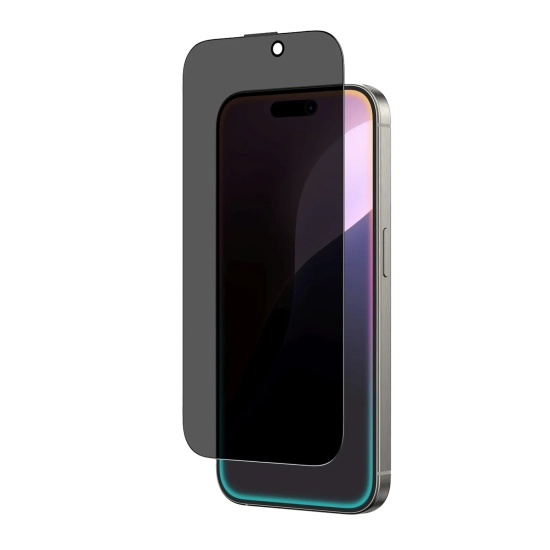 AmazingThing Szkło hartowane prywatyzujące do iPhone 16 Pro Max Titan