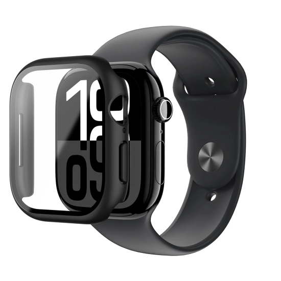 AmazingThing Etui ze szkłem hartowanym do Apple Watch 46mm Radix Glass
