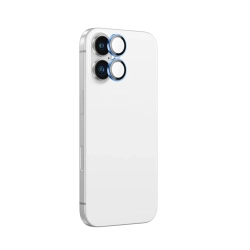 AmazingThing Szkło hartowane z ramką na soczewki aparatu do iPhone 16 / 16