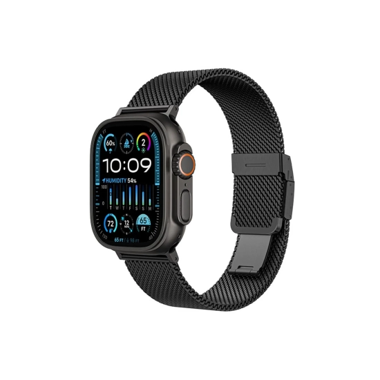 AmazingThing Pasek tytanowy na AppleWatch 38/40/41/42/44/45/46/49 mm