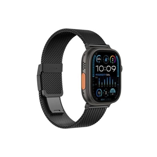 Pasek AmazingThing Titan Premium Apple Watch 38–49 mm czarny