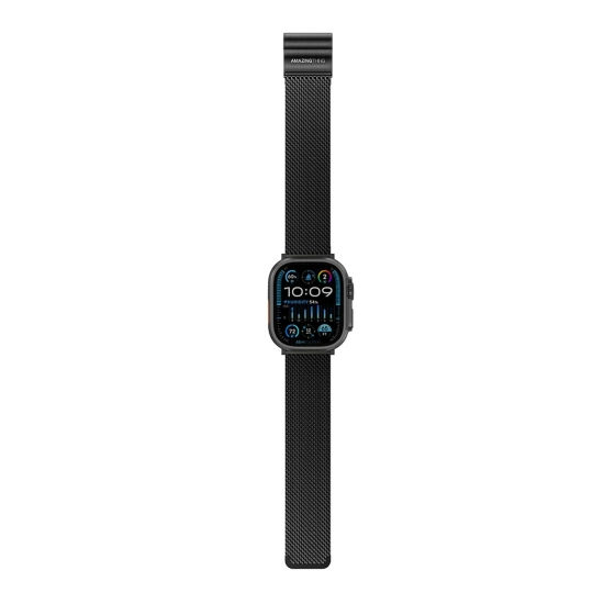AmazingThing Pasek tytanowy na AppleWatch 38/40/41/42/44/45/46/49 mm