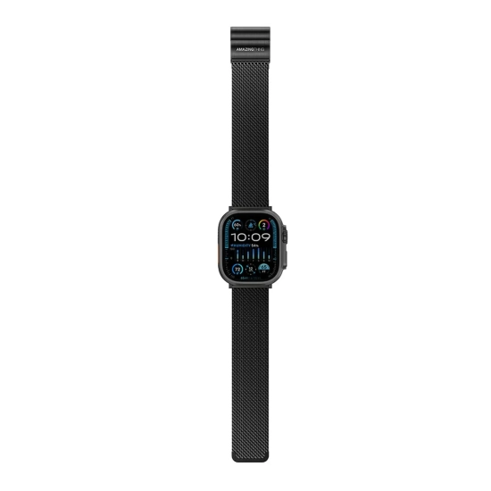 Pasek AmazingThing Titan Premium Apple Watch 38–49 mm czarny