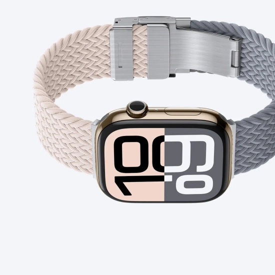 Zestaw 2 pasków do Apple Watch 42mm Blend Band - różowo-szary / różowy