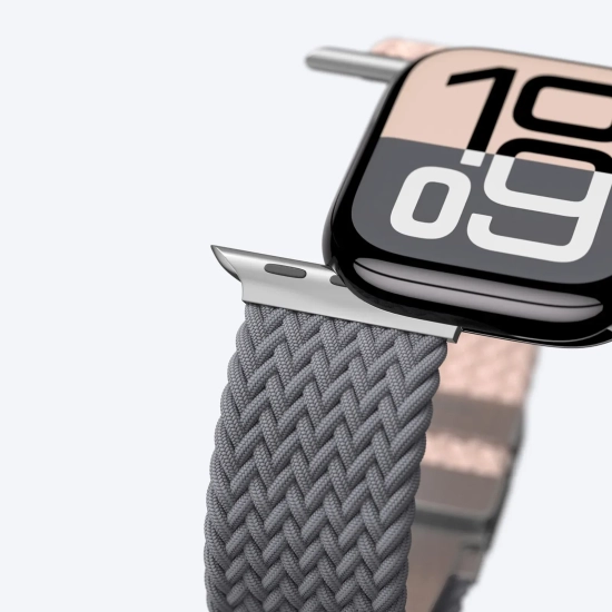 Zestaw 2 pasków do Apple Watch 42mm Blend Band - różowo-szary / różowy