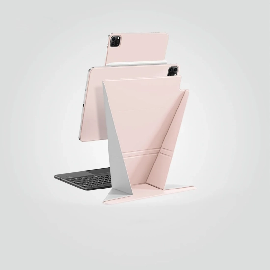 AmazingThing Etui ochronne z podstawką na iPad Air M3 11'' - różowe