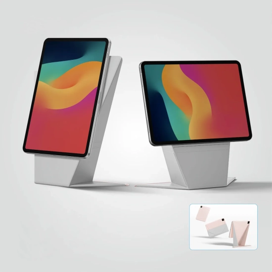 AmazingThing Etui ochronne z podstawką na iPad Air M3 11'' - różowe