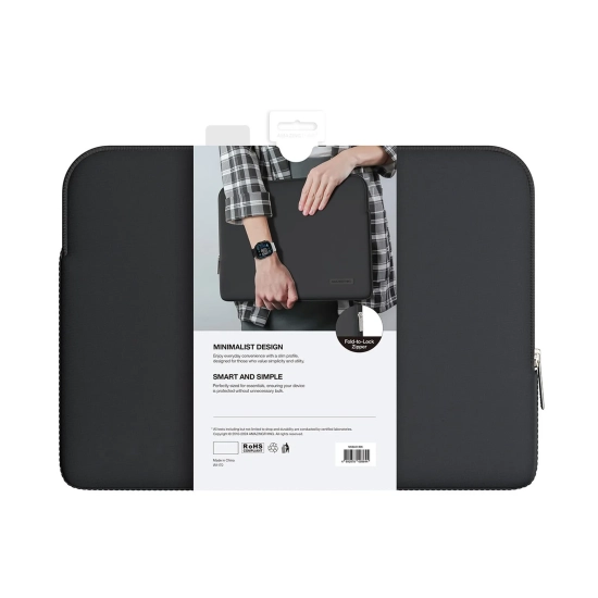 AmazingThing Torba na laptopa do MacBook Neo 13'' Minimal BasicBag - czarna