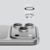 AmazingThing Szkło na aparat do iPhone 17 Pro / Pro Max z czarną