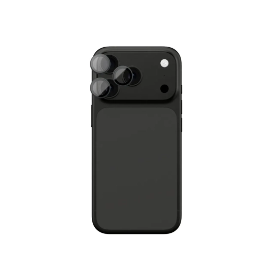 AmazingThing Szkło na aparat na iPhone 17 Pro / Pro Max Sapphire z szarą