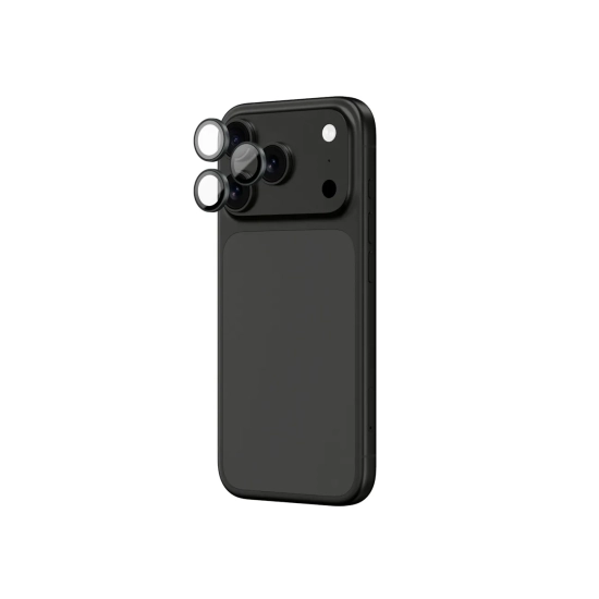 AmazingThing Szkło na aparat na iPhone 17 Pro / Pro Max Sapphire z szarą