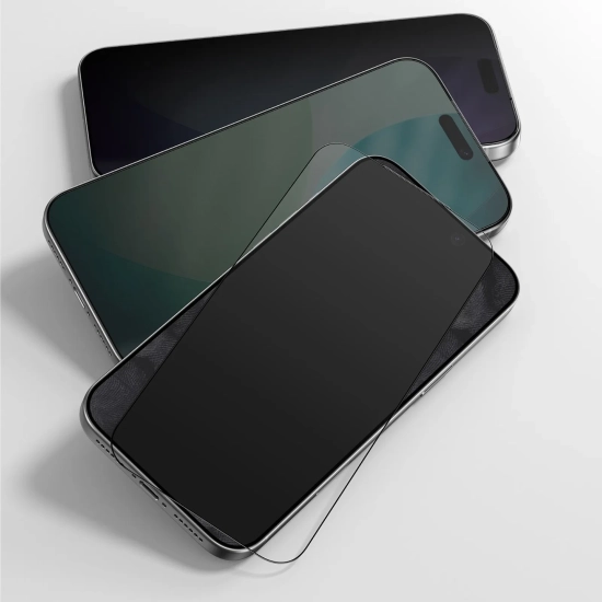 AmazingThing Szkło hartowane matowe prywatyzujące na iPhone 17 Pro Max